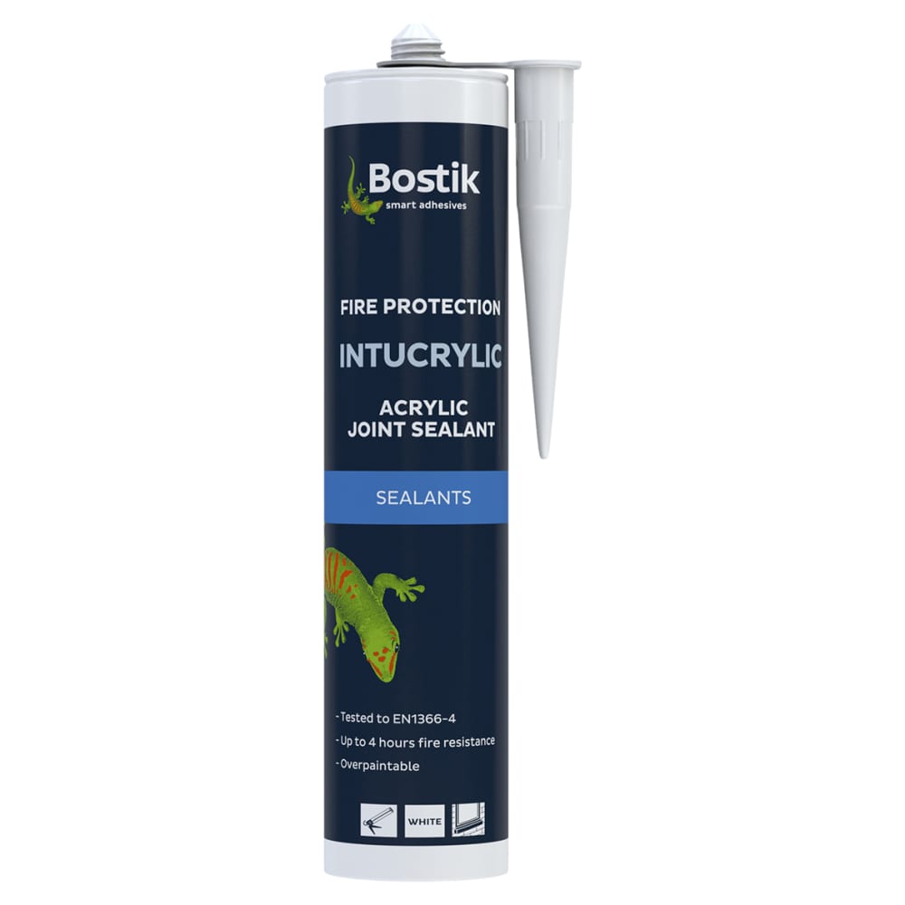 Bostik Fire Protection Intucrylic Intumescent Acrylic Joint Sealant - 310ml