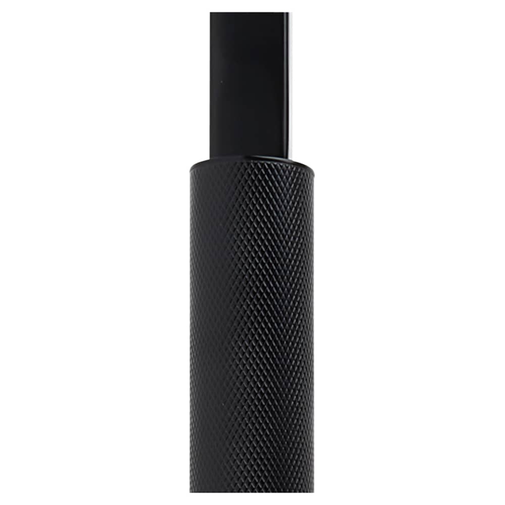 Hampstead Knurled 25mm D-Bar Door Pull Handle - Bolt Fix - 450mm Centres - Matt Black