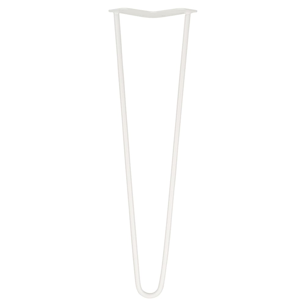 Altro Hairpin Leg - 2 Pin - 500mm Height - White - Pair