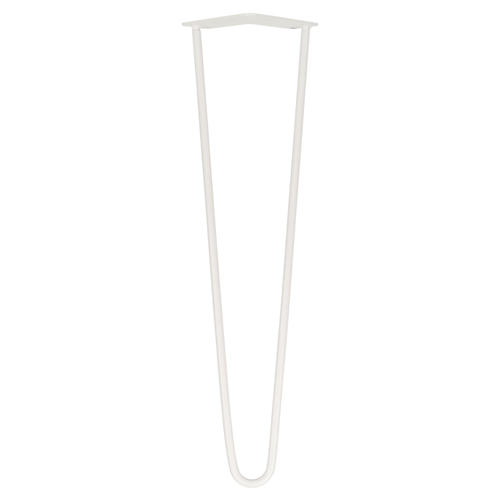 Altro Hairpin Leg - 2 Pin - 500mm Height - White - Pair