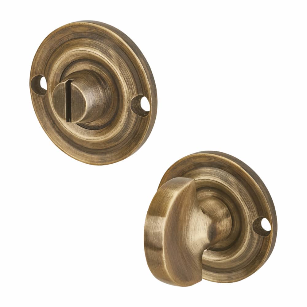 Hampstead Bathroom Turn & Release - Florentine Bronze