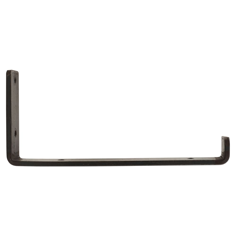Olde Forge Steel Scaffold Board Shelf Bracket - Type 2 - 245 x 108 x 40mm - Matt Lacquered Iron