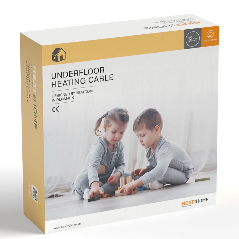 Heat My Home HMHCAB3.5-1170W Underfloor Heating 3mm Cable - 78.0m Length - 5.9m² to 8.4m²