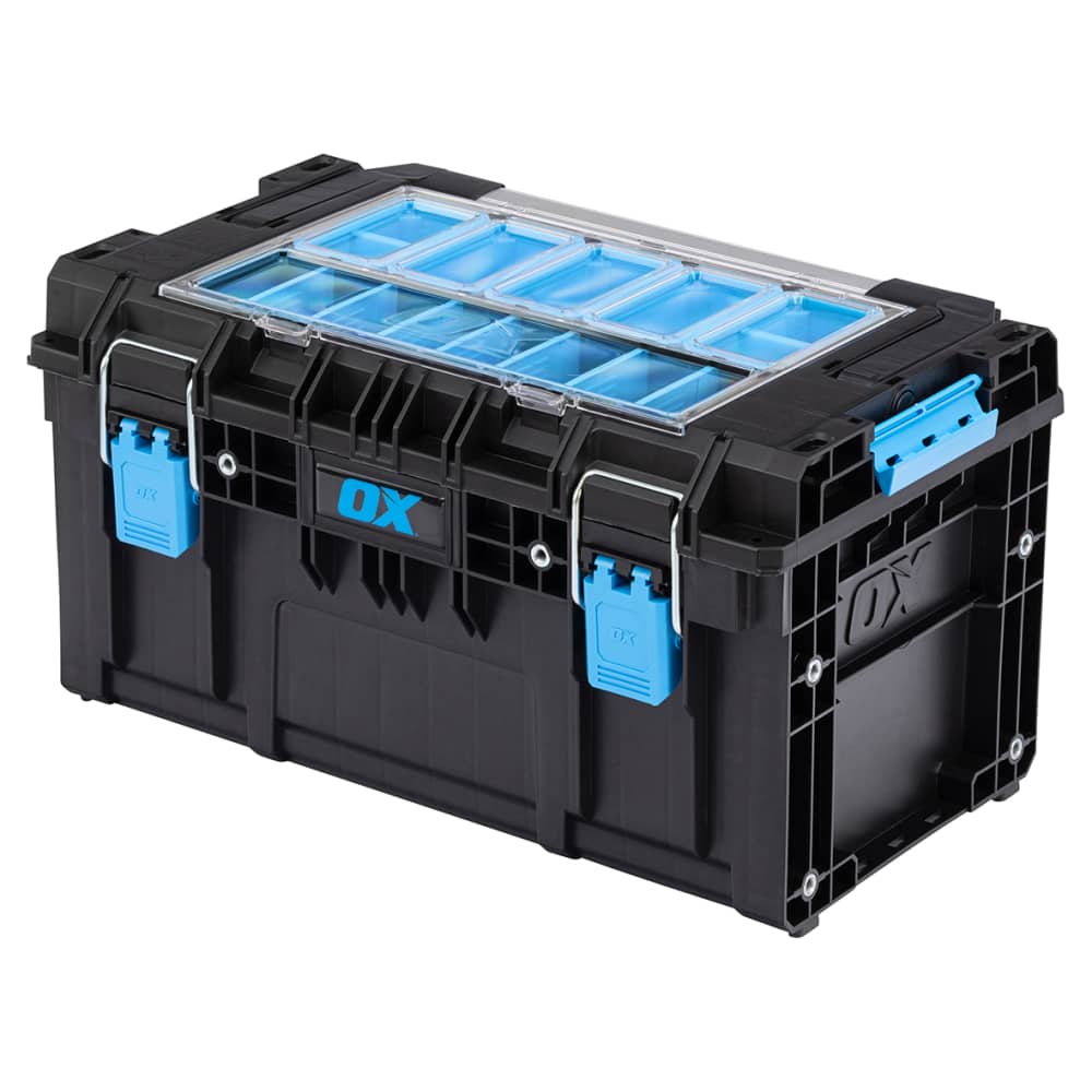 OX Tooltrek Pro Tote Tool Box with Organiser Top - 540 x 340mm