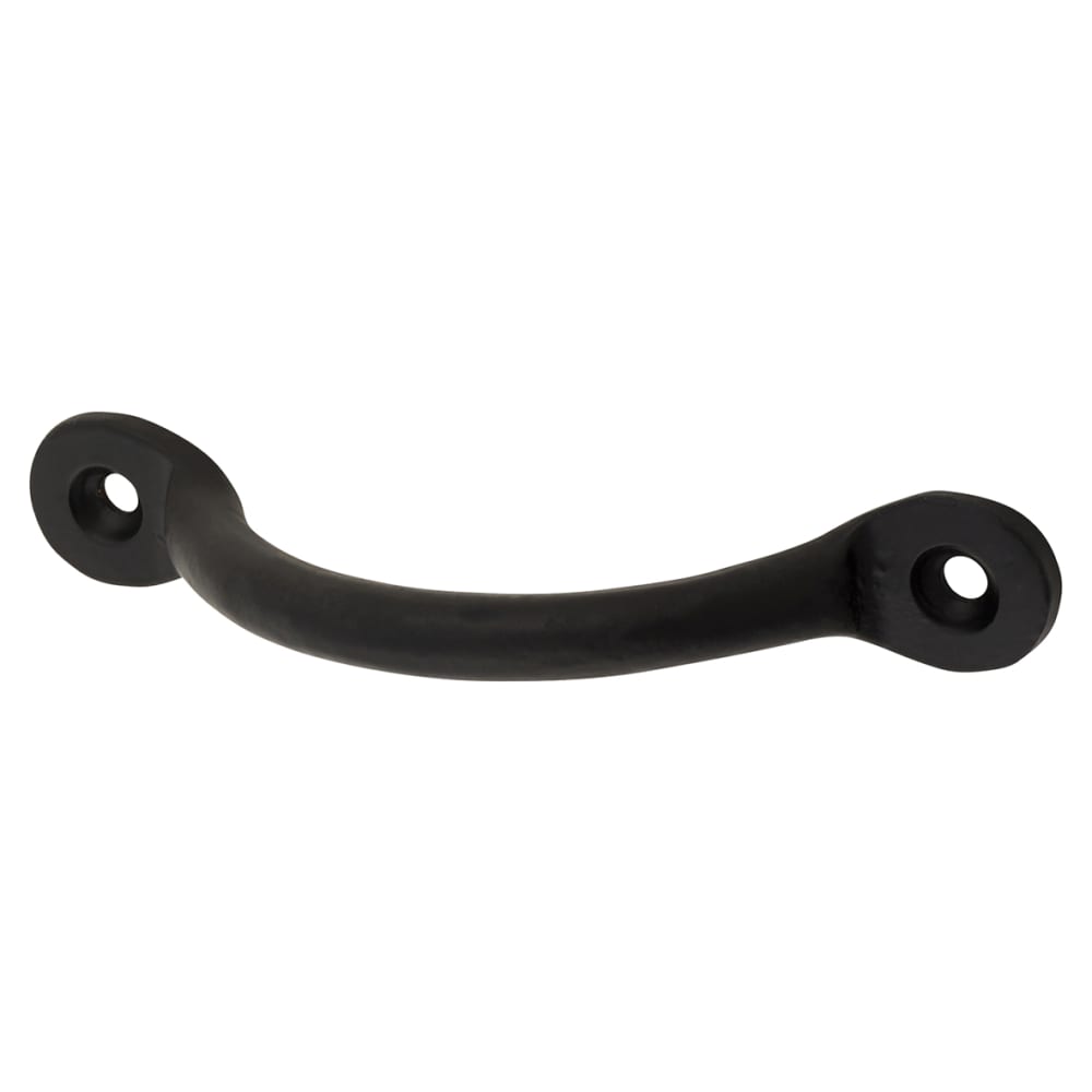Olde Forge Bean Bow Cabinet Pull Handle - 88mm Centres - Black Iron