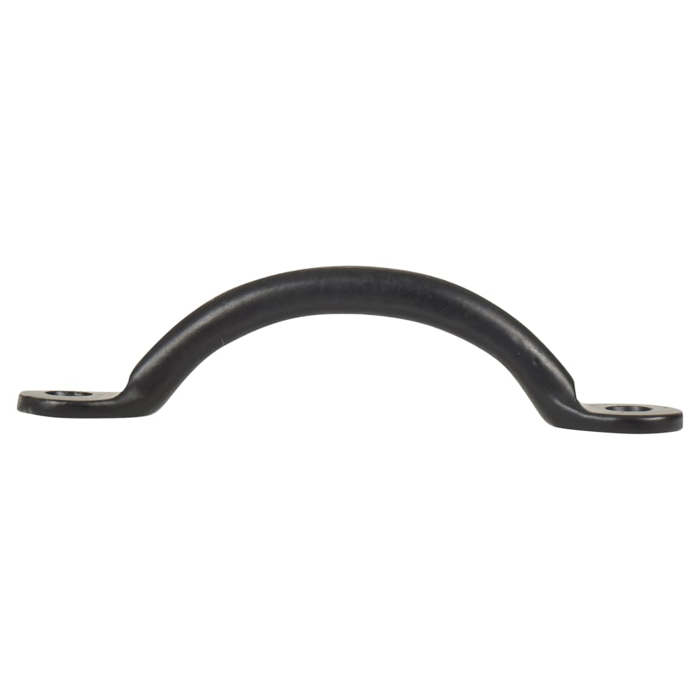 Olde Forge Bean Bow Cabinet Pull Handle - 88mm Centres - Black Iron