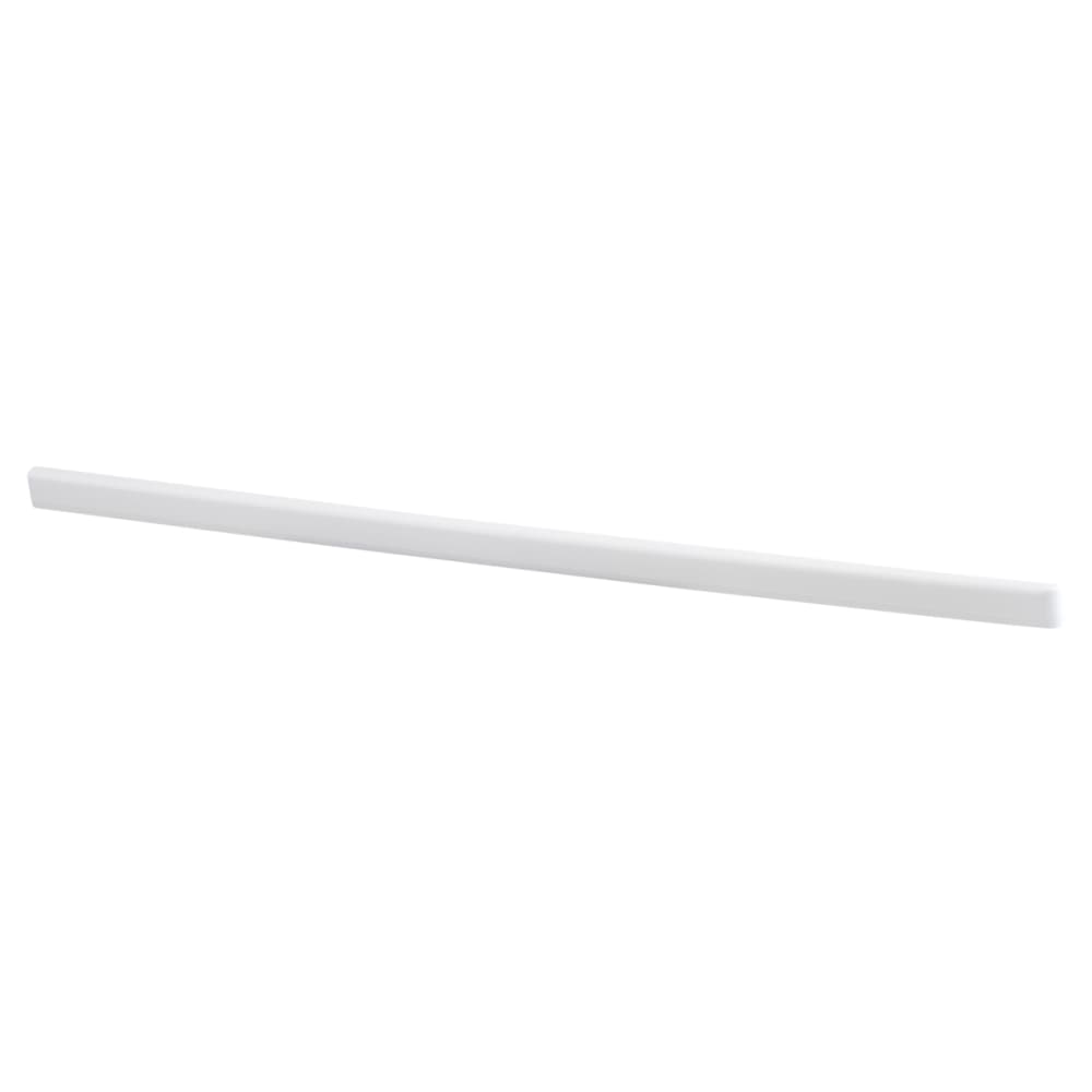elfa Top Track System Bracket Trim Cover 420 x 8 x 16mm Left White IronmongeryDirect
