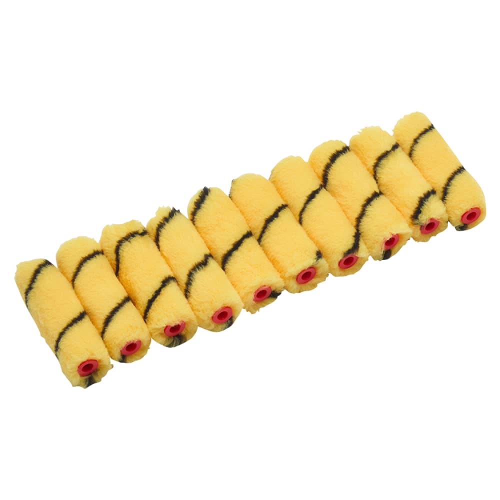 ProDec Tiger Medium Pile Mini Paint Roller Sleeves - 102mm/ 4" Width - Pack of 10