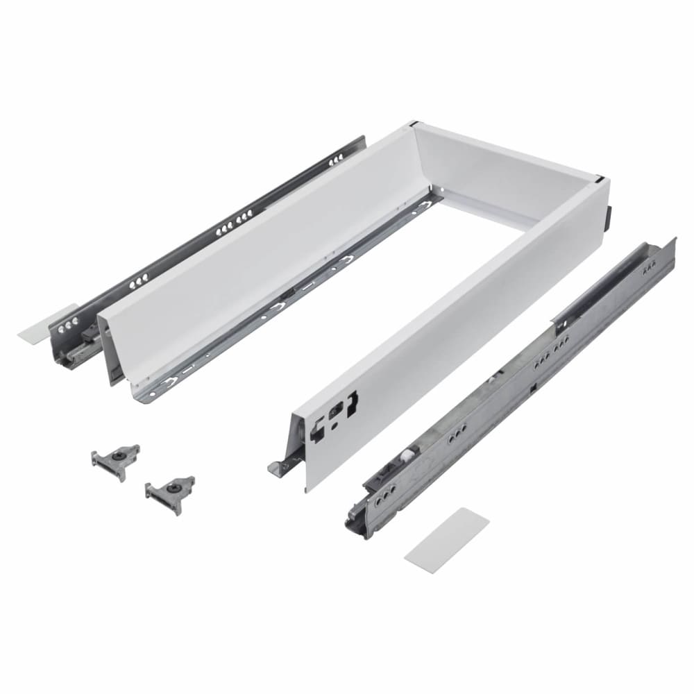 Blum TANDEMBOX ANTARO BLUMOTION Soft Close Drawer Pack - (H) 84mm x (D) 500mm x (W) 300mm - White