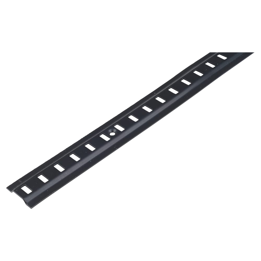 Altro Raised Bookcase Strip - 1829 x 24mm - Black Powder Coated
