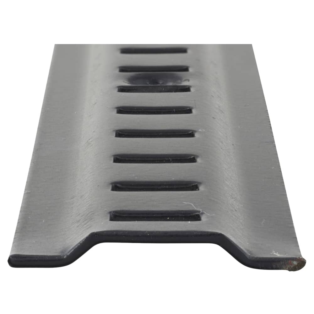 Altro Raised Bookcase Strip - 1829 x 24mm - Black Powder Coated