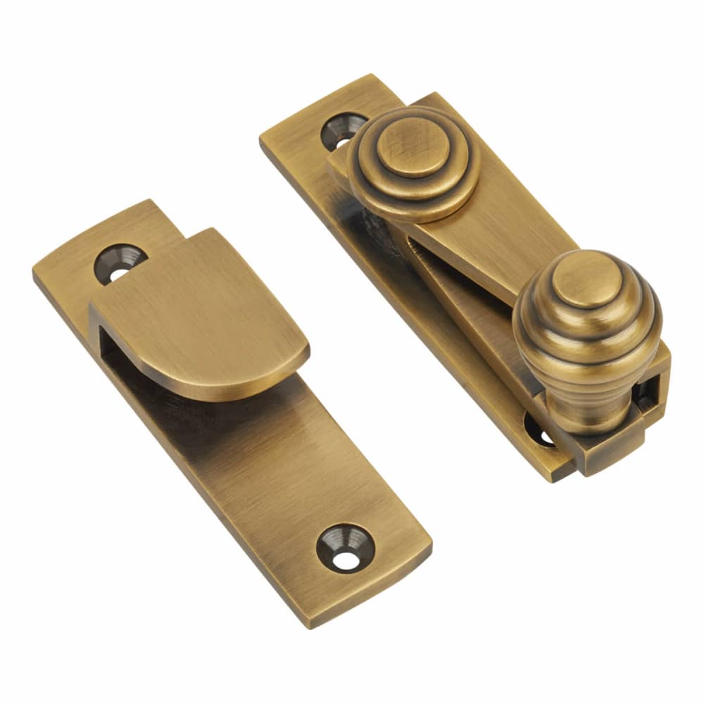 Heritage Brass by M Marcus Straight Arm Non Locking Sash Fastener - 69 x 20mm - Antique Brass