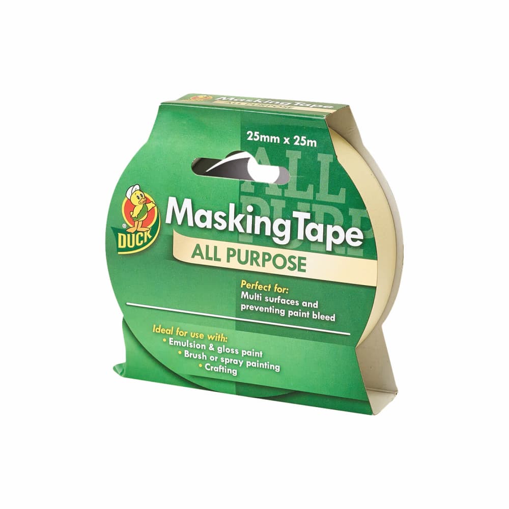 Duck Tape All Purpose Masking Tape - 25mm x 25m - Beige