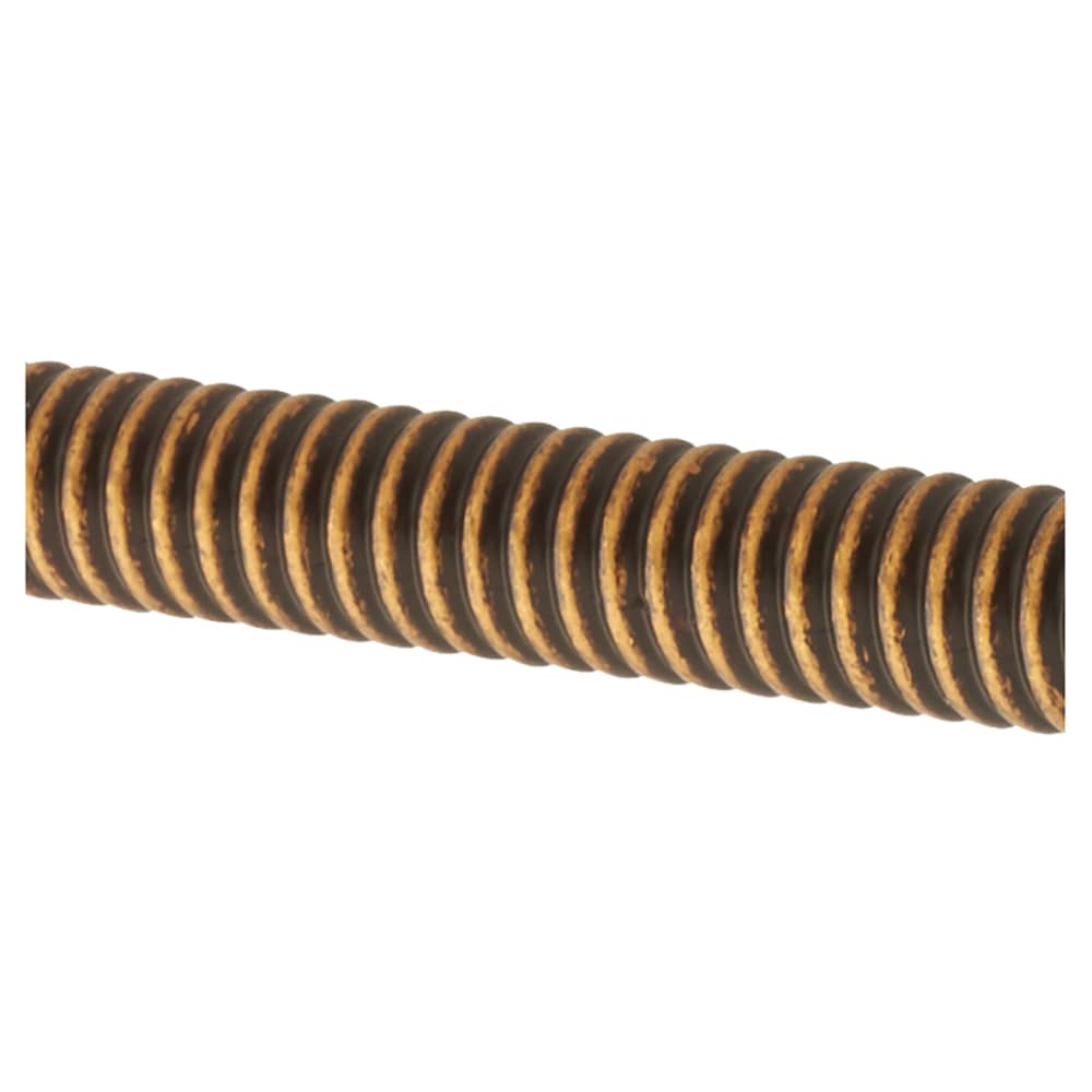Altro Crewe 10mm Reeded D-Bar Cabinet Pull Handle - 128mm Centres - Antique Brass