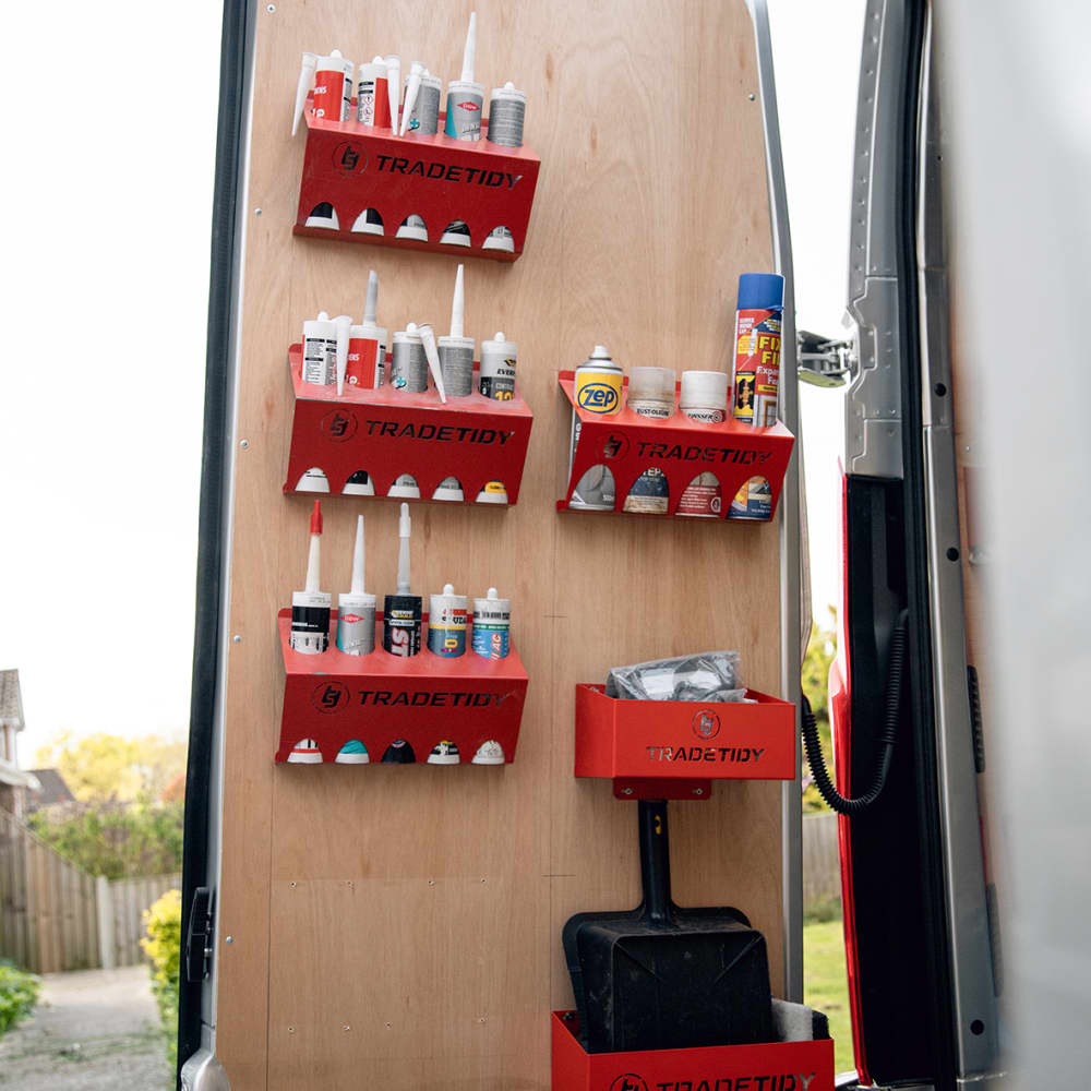 TradeTidy Storage Tray - 255 x 104 x 160mm - Red