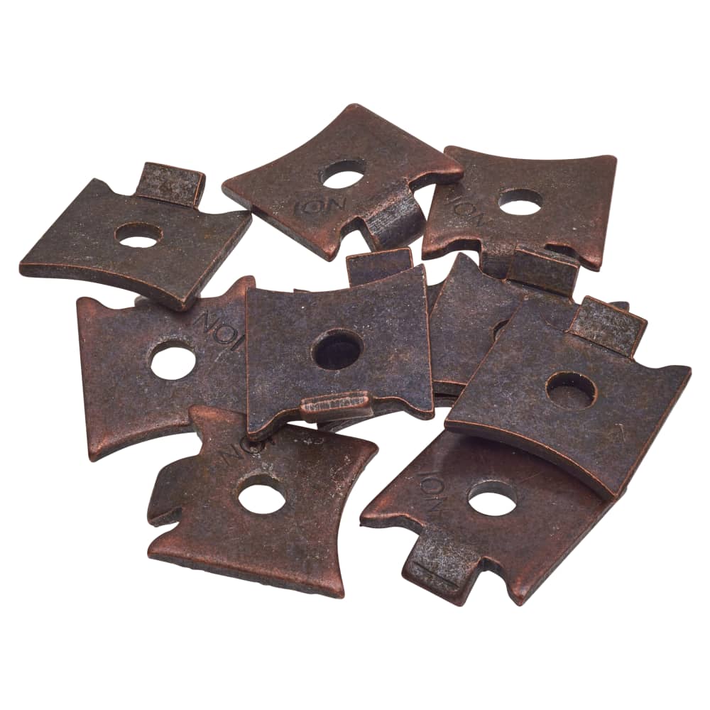Altro Standard Raised Bookcase Clip - Bronze Plated - Pack of 10