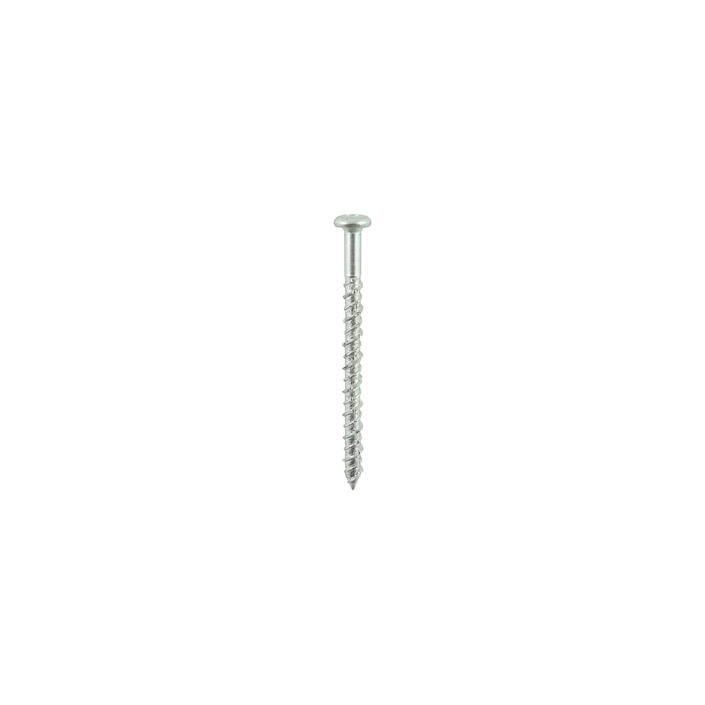 TIMCO Masonry Screw - Pan Head - Zinc Plated - T25 - 6 x 80mm - Pack of 100