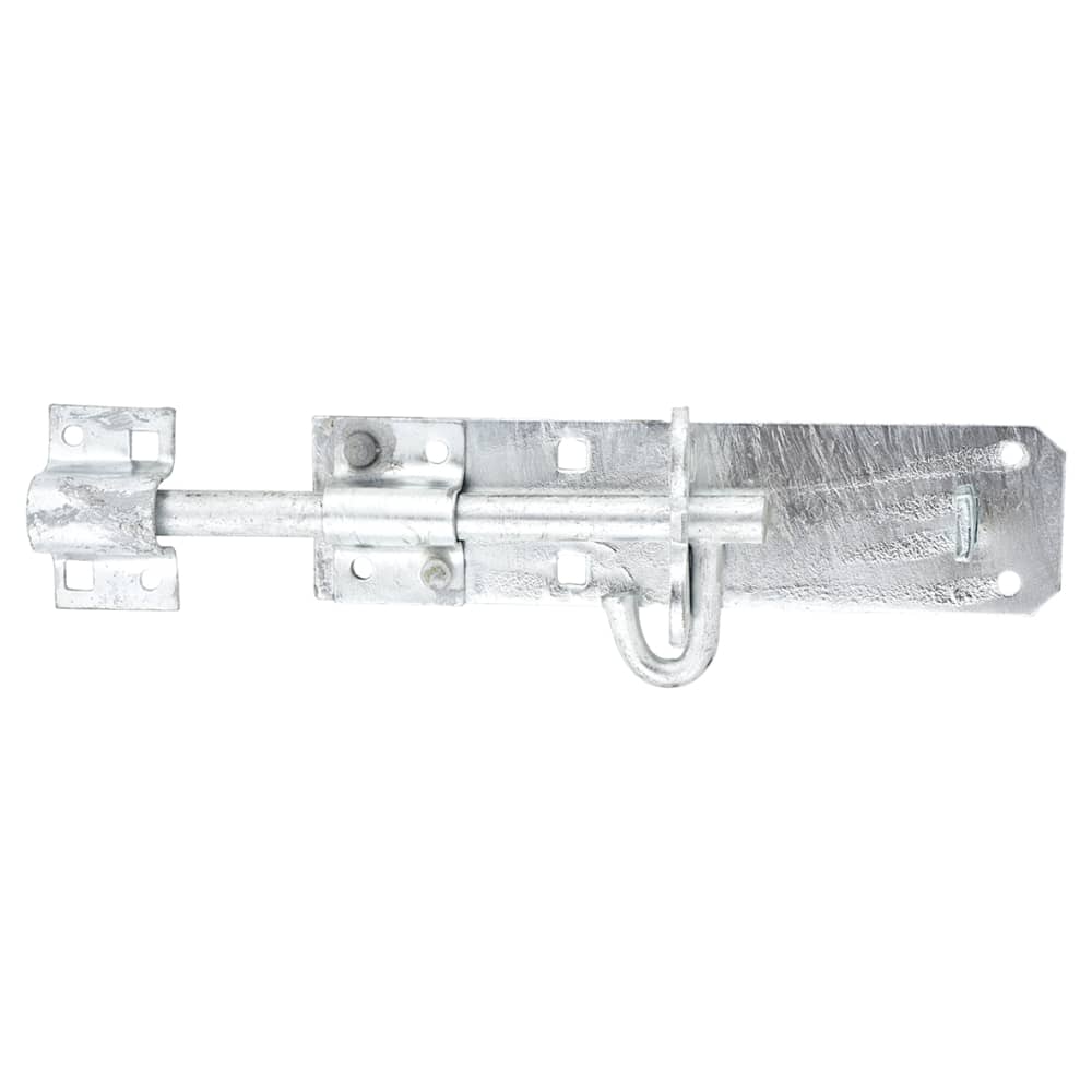 Brenton Pattern Gate Padlock Bolt - 170 x 44.5 x 35mm - Galvanised Steel