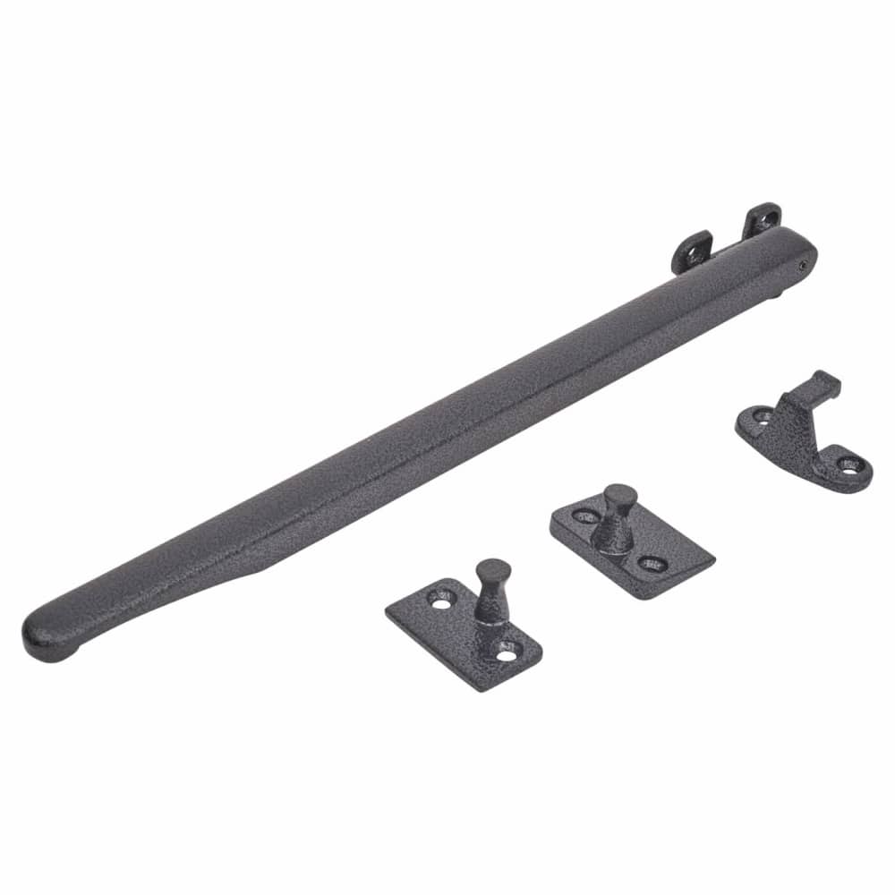 Fab & Fix Craftsman Non Locking Bar Casement Window Stay - 11"/280mm Length - Black