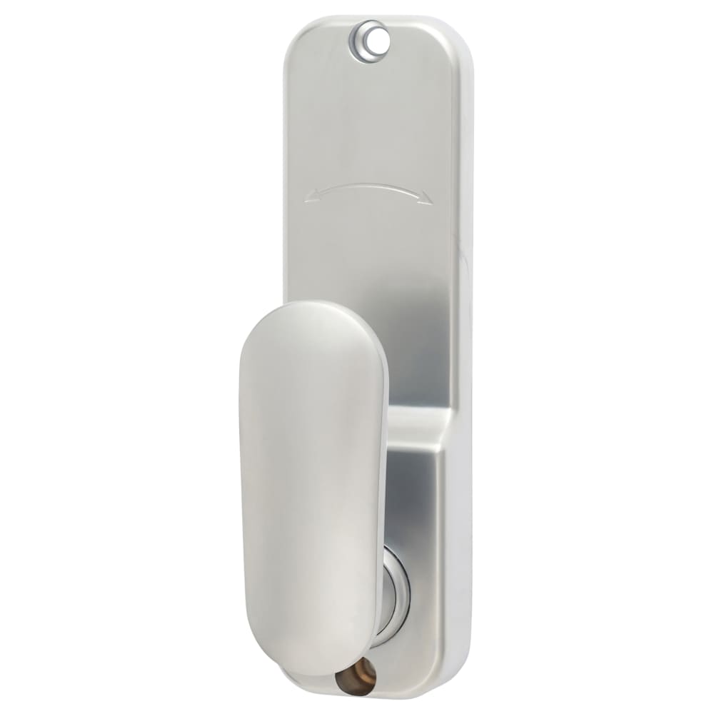 Arrone AR195 Fire Rated Mechanical Code Lock - Holdback Option - Satin Chrome 