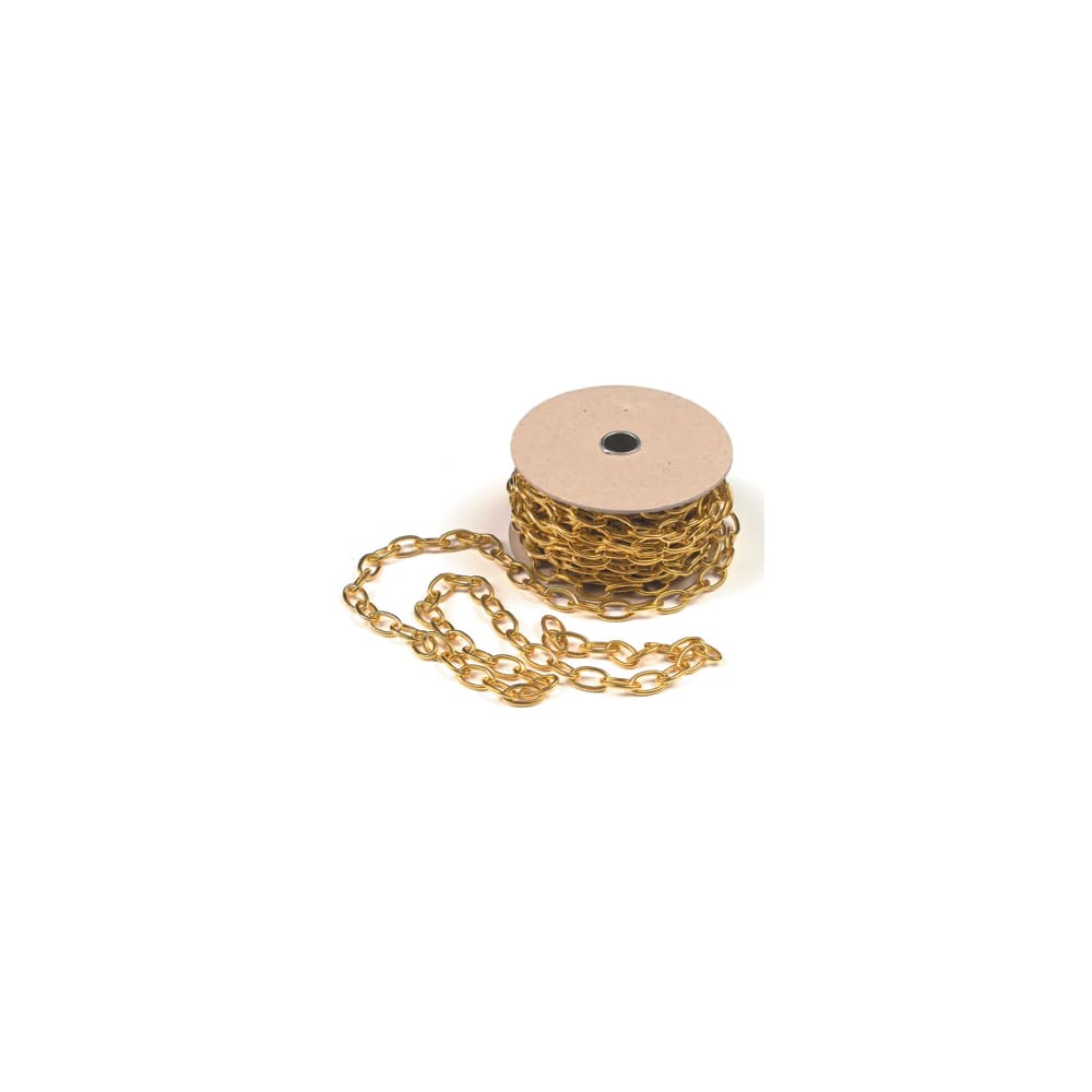 Brass Oval Chain - 19mm Link - 10m Chain - Polished Brass