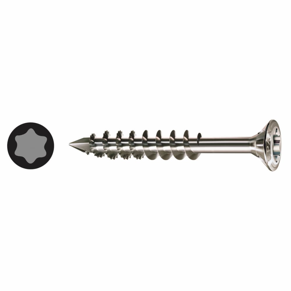 SPAX T-Star Plus Facade Torx Countersunk Wood Screws with Cut Point - 4.5 x 70mm - Pack of 100