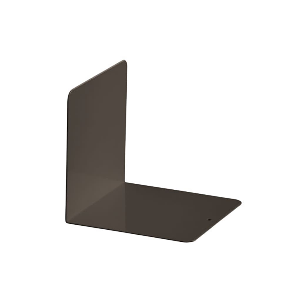 elfa Twin Slot Shelving System - L Shaped Shelf Book End - 130 x 130 x 137mm - Graphite