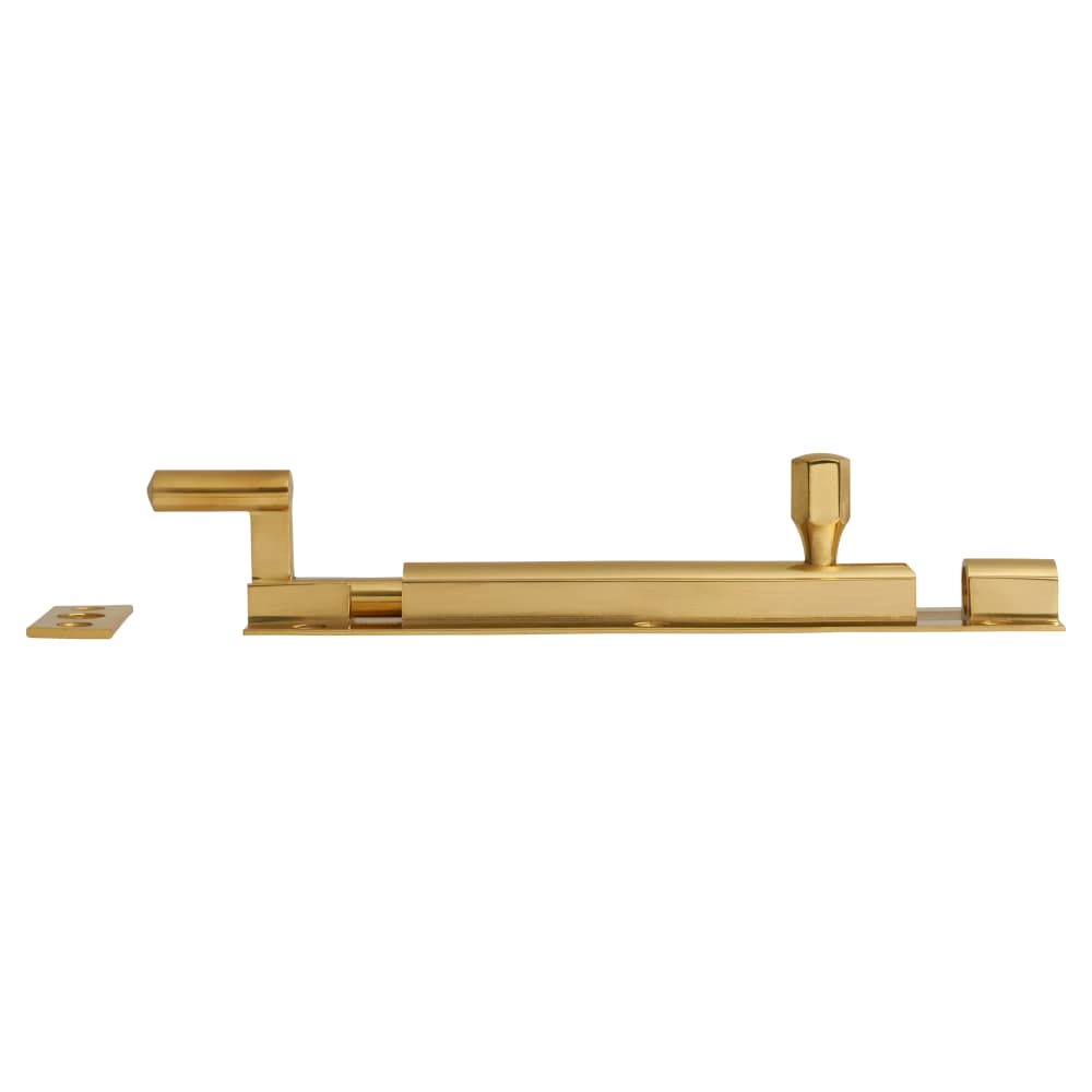 Altro Necked Barrel Bolt - 150 x 32mm - Polished Brass