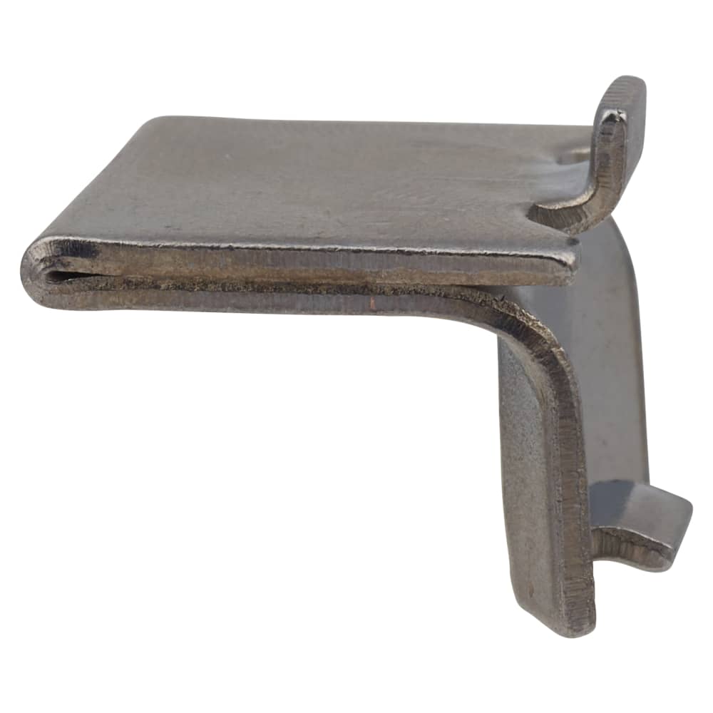 Altro Heavy Duty Raised Bookcase Clip - Satin Chrome Plated - Pack of 10