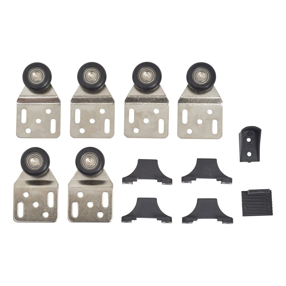 Klug Double Wardrobe Top Sliding Door Fitting Pack - 30kg Max Door Weight