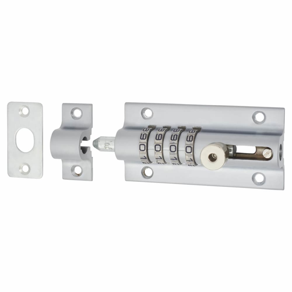 Squire Combination Bolt - 125mm Length - Satin Chrome