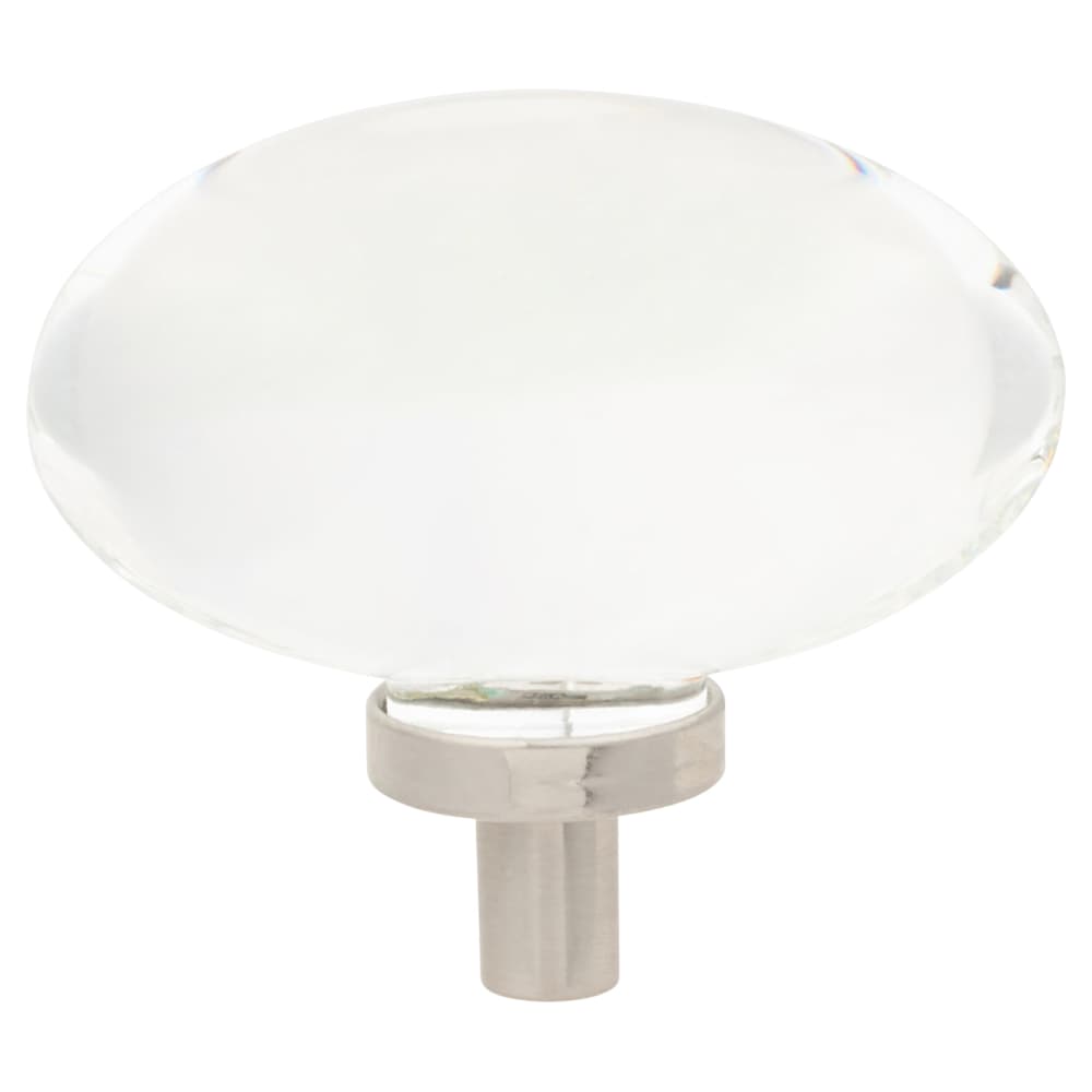 Altro Globe Glass Cabinet Knob - 44mm Diameter - Satin Nickel