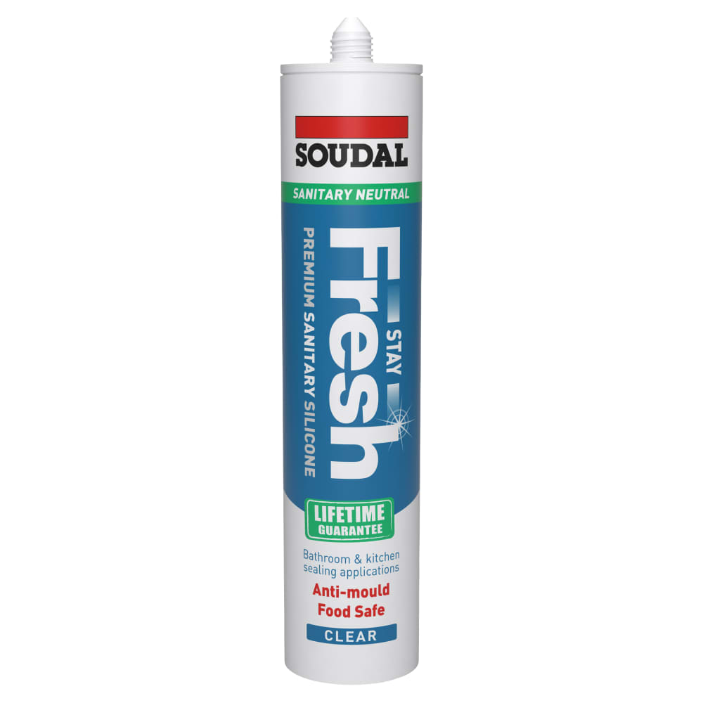 Soudal Stay Fresh Ultimate Anti-Mould Sealant - 300ml - Clear