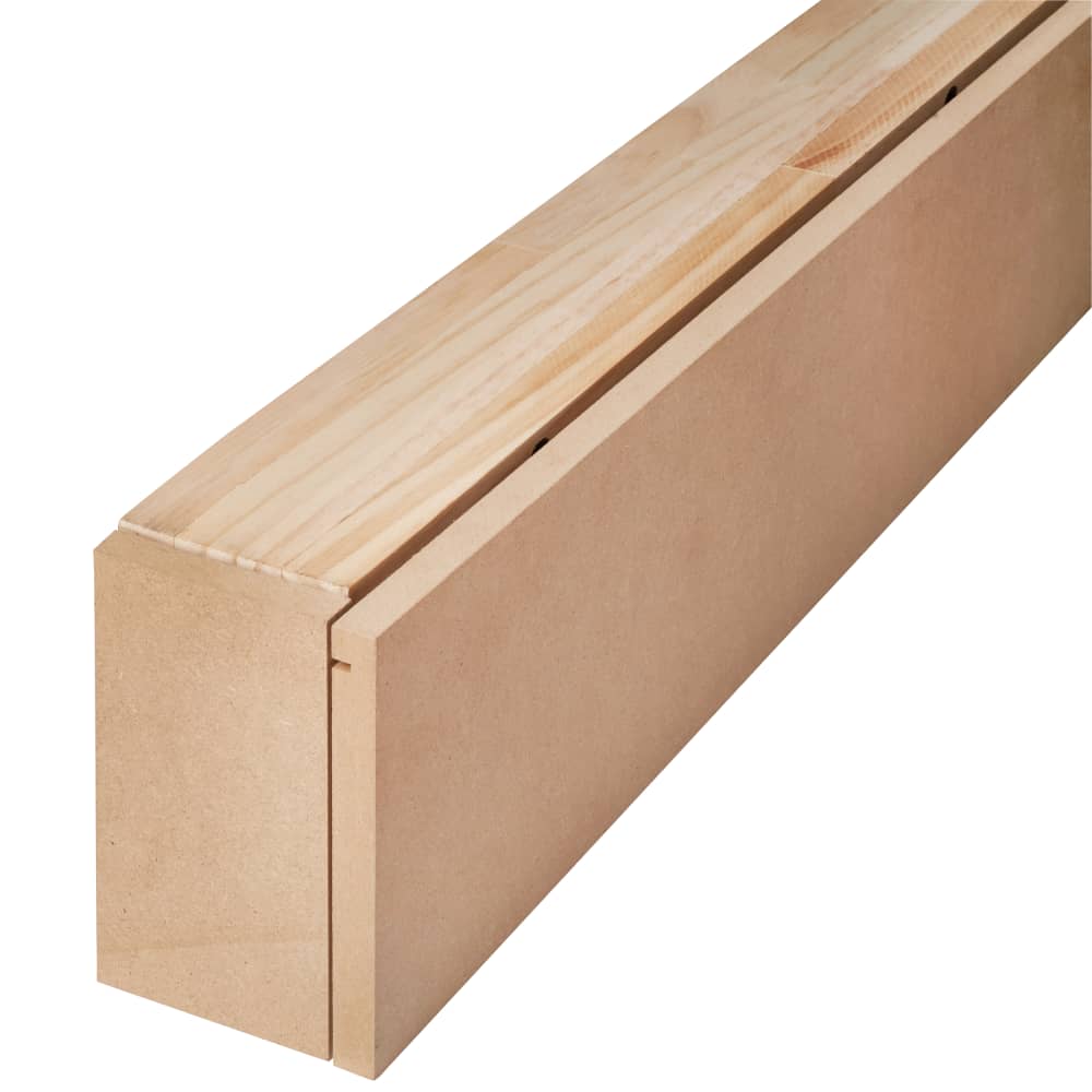Klug Sliding Door Gear Kit with Pelmet & Post - 2000mm Length - 60kg Max Door Weight - Un-painted 
