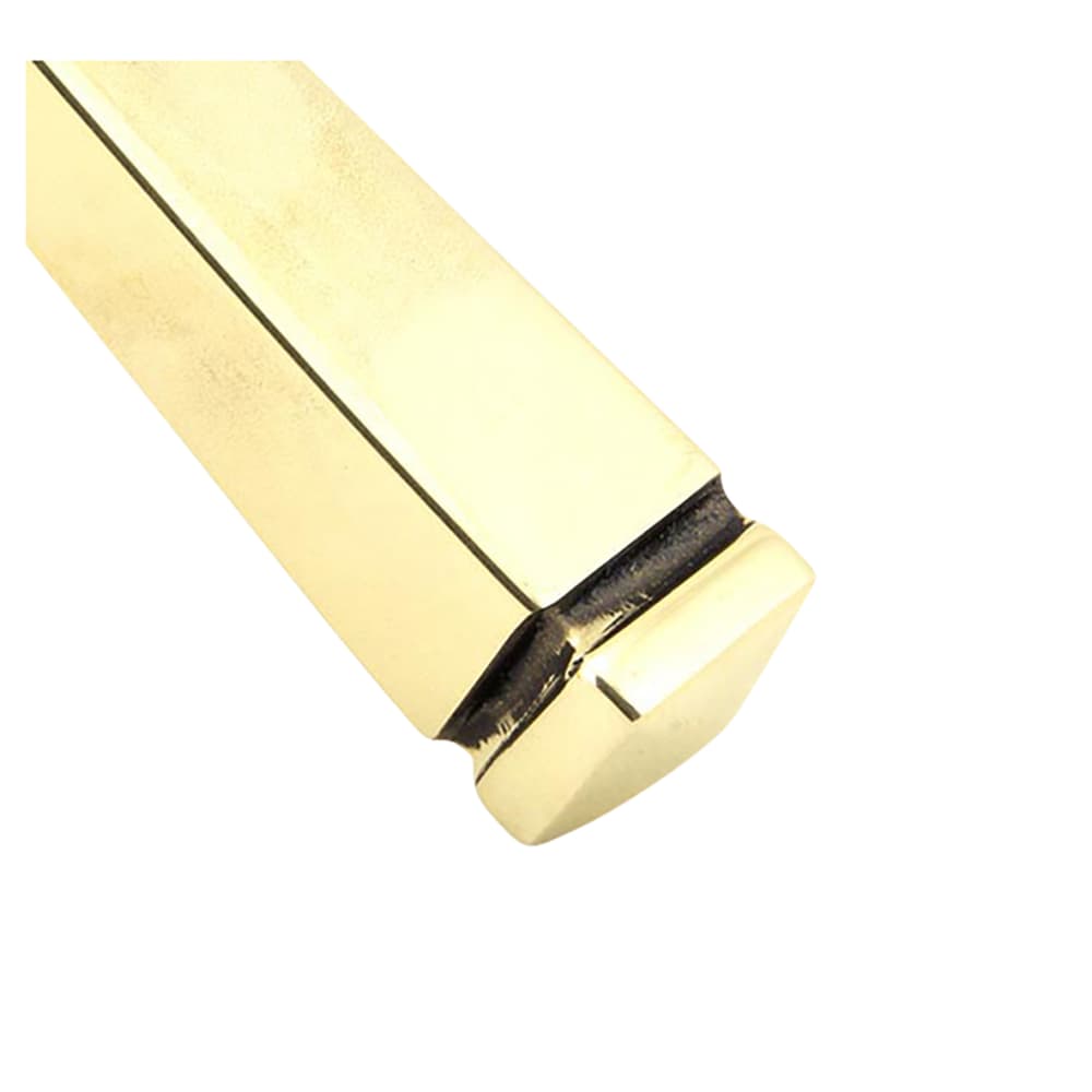 From The Anvil Avon Lock Door Handle - Euro - 152 x 48mm - Aged Brass