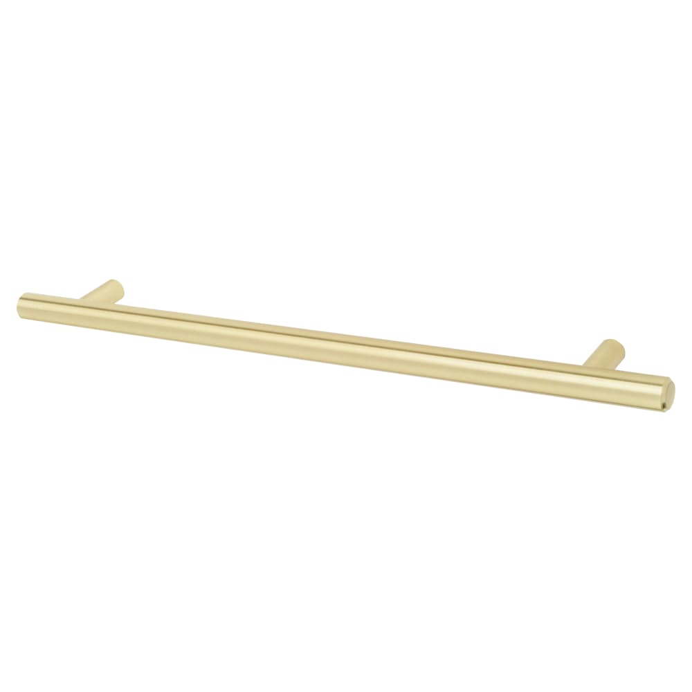 Altro 12mm T-Bar Cabinet Pull Handle - 224mm Centres - Satin Brass