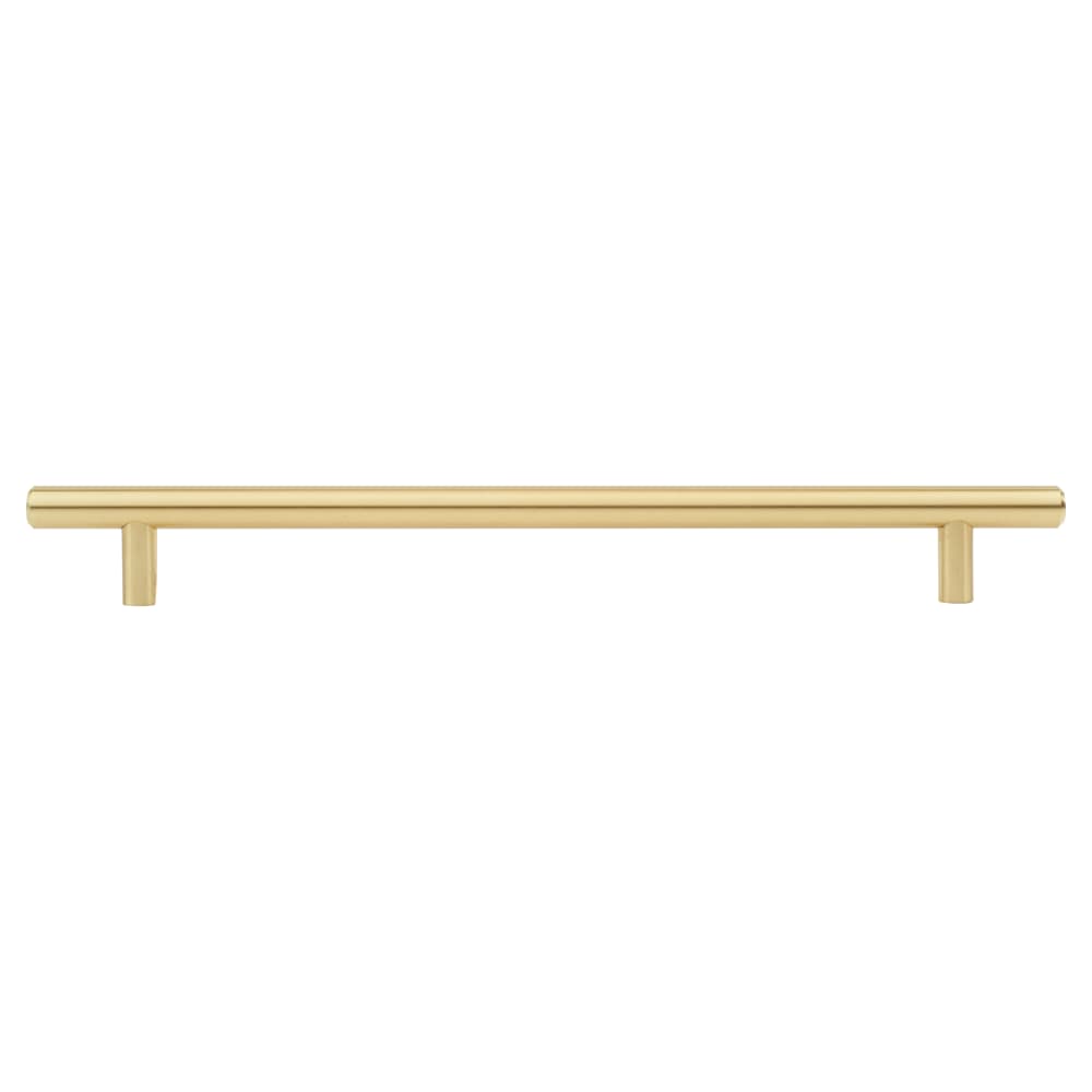 Altro 12mm T-Bar Cabinet Pull Handle - 224mm Centres - Satin Brass