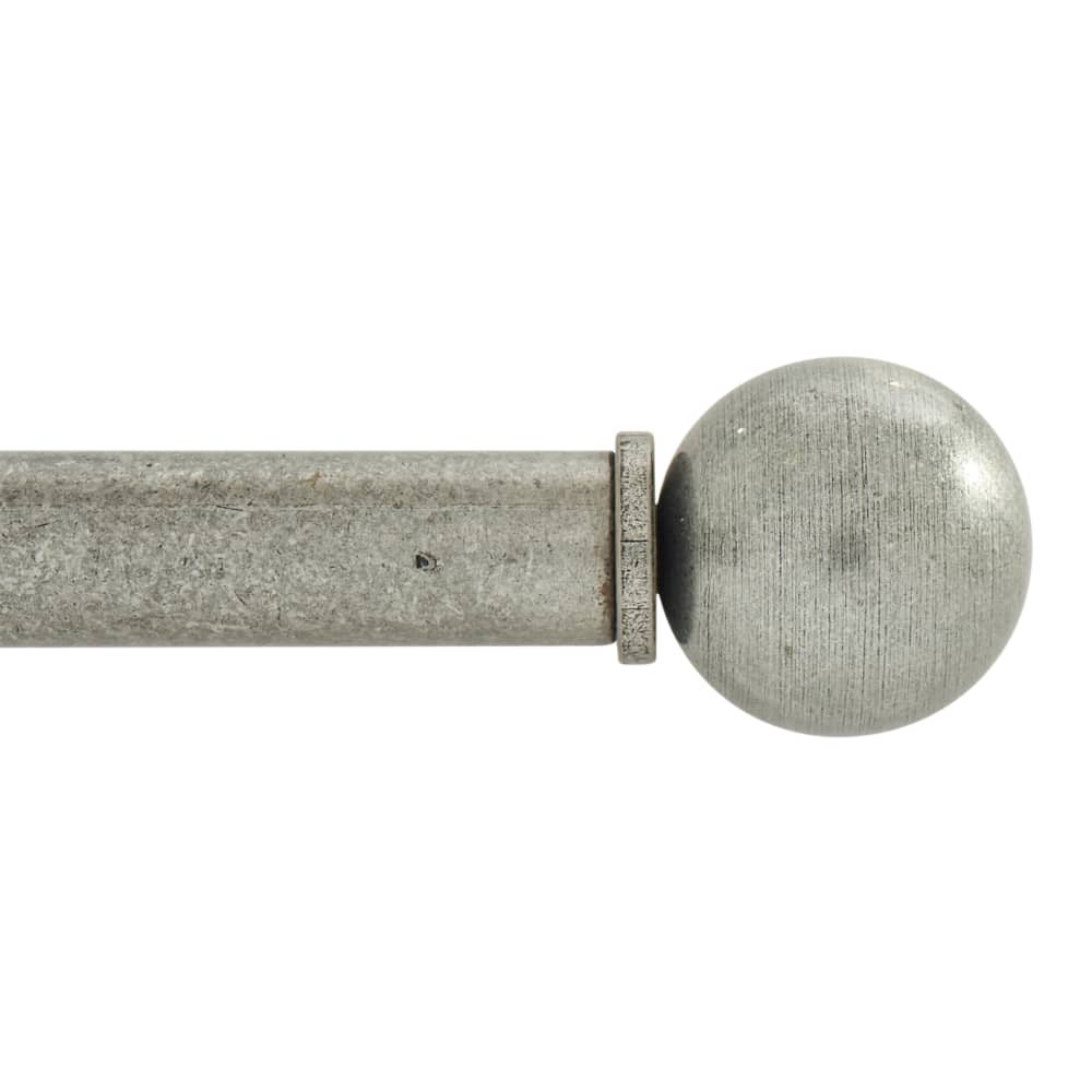 Olde Forge Ball Curtain Finials - Pewter