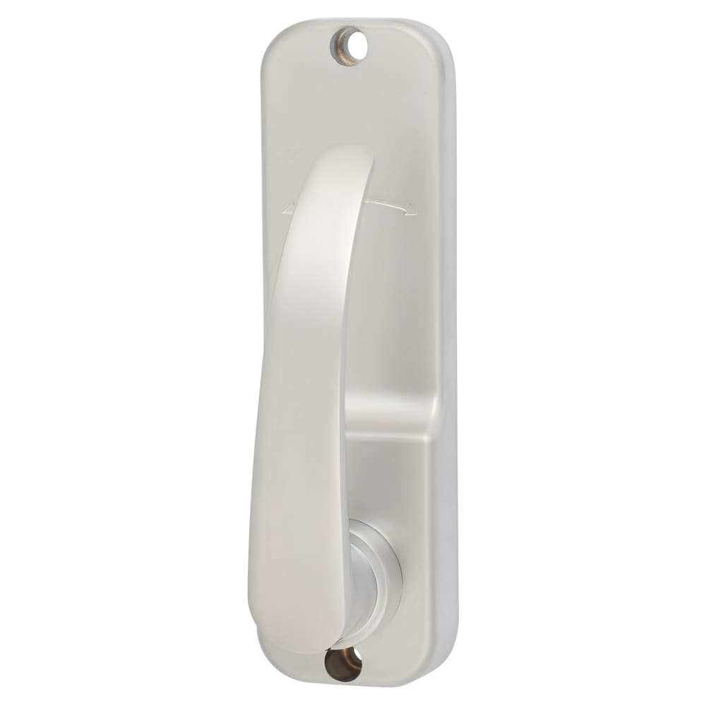 Securefast Easy Code Change Push Button Code Lock and Latch with Lever - Satin Chrome