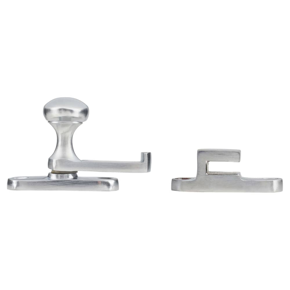 Jedo Throw Over Latch - 67 x 18 x 43mm - Satin Chrome