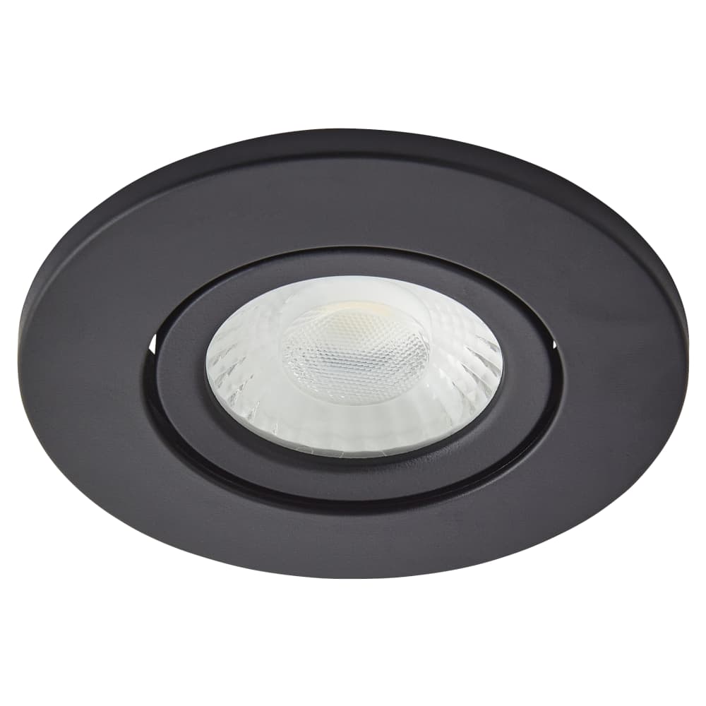 Forum Spa Como 5W IP65 Fire Rated LED Dimmable Adjustable Downlight - 4000K - Satin Black