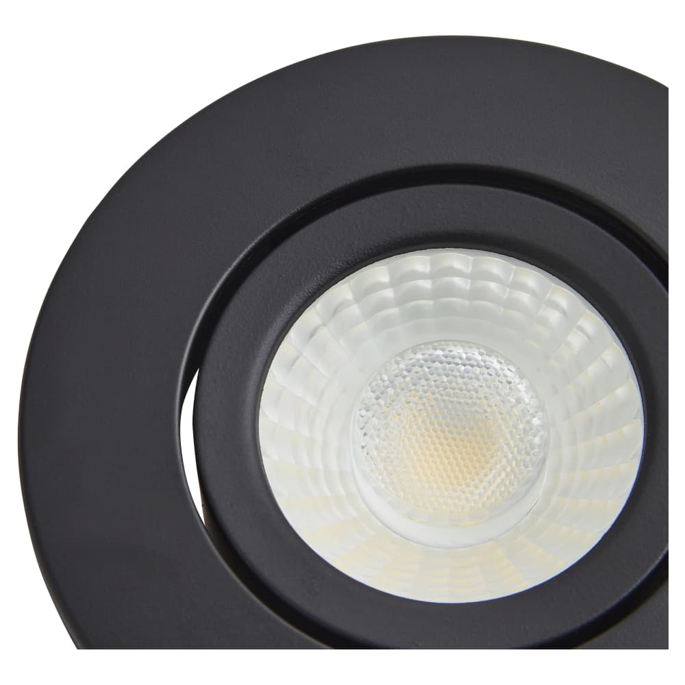 Forum Spa Como 5W IP65 Fire Rated LED Dimmable Adjustable Downlight - 4000K - Satin Black