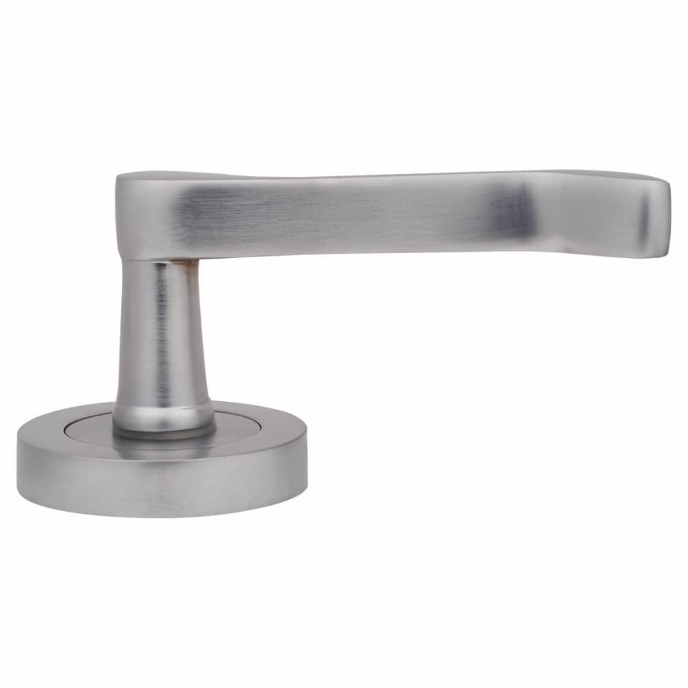 Touchpoint Victorian Summer Door Handle on Rose - Satin Chrome