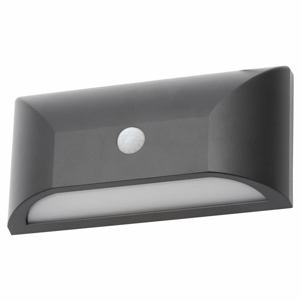 Forum Coast Poole 5W LED Outdoor Down Wall Light with PIR - IP65 - 4000K Cool White - Black