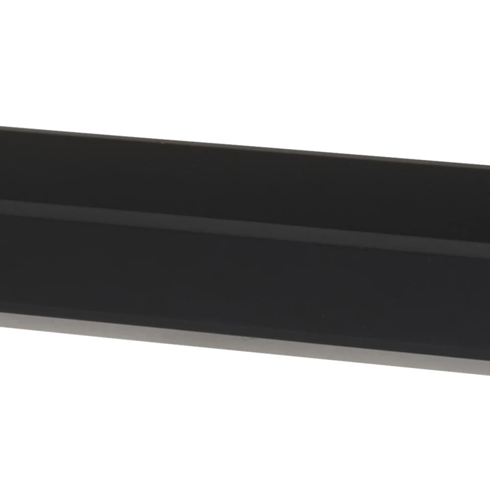 Altro Juno Hexagon Door Handle on Rose - Matt Black 