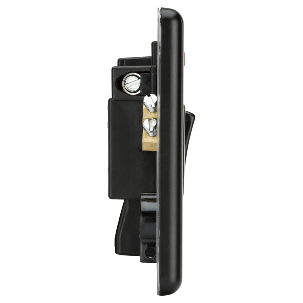 Despatch Spur Knightsbridge 13A 1 Gang Round Edge Switched Fused Spur with Neon ...