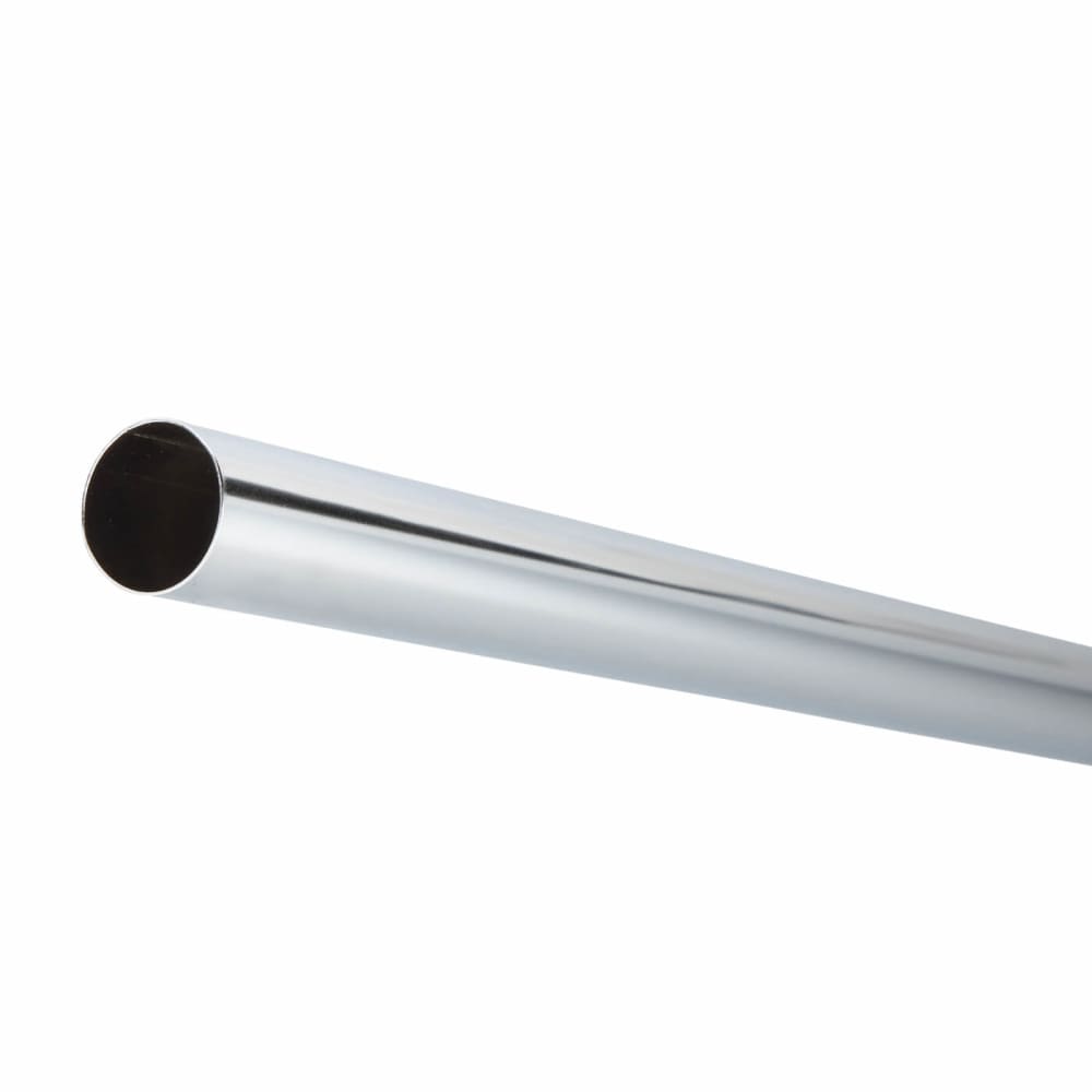 Rothley 19mm Round Steel Hanging Rail Tube - 3000mm Length - Polished Chrome 