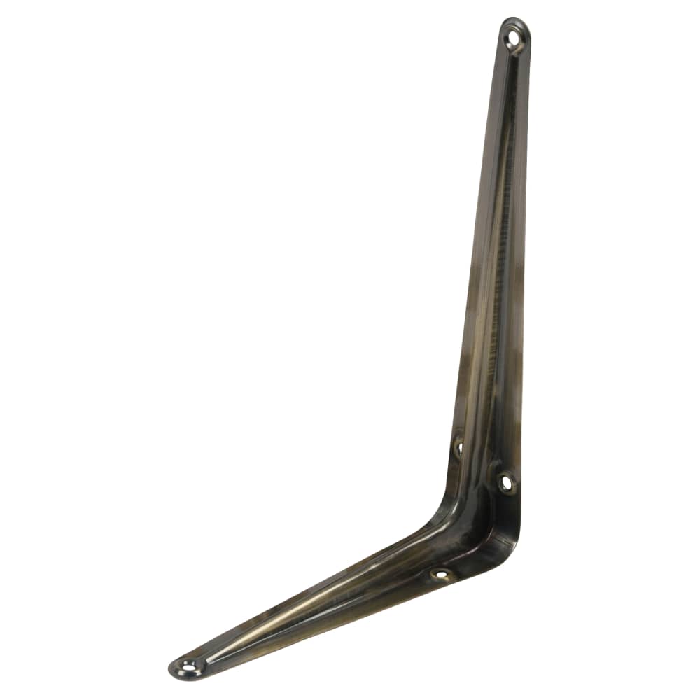 Rothley London Pattern Shelf Bracket - 200 x 150mm - Antique Brass