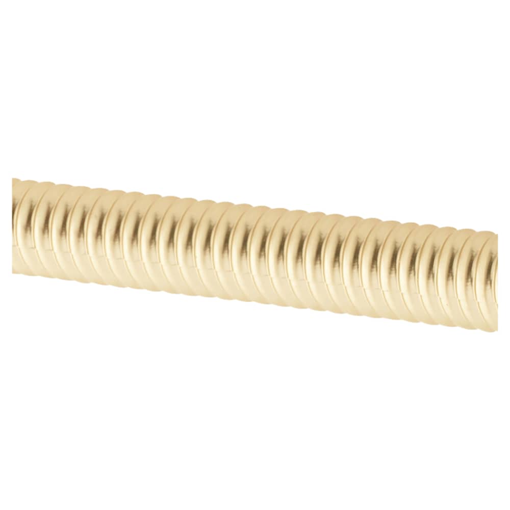 Altro Crewe 10mm Reeded D-Bar Cabinet Pull Handle - 128mm Centres - Satin Brass