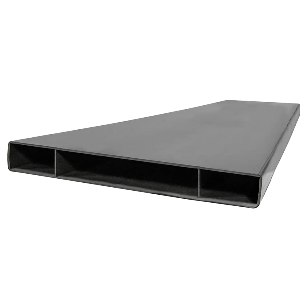 Manrose 225 x 25mm PVC Flat Ducting - 2000mm - Grey